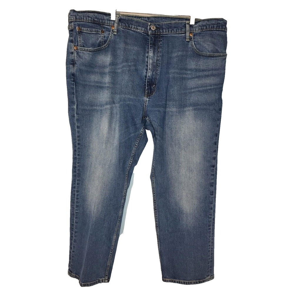 VTG Levi Mens Red Tab Mid Wash 5 Pkt‎ Jean 70's 80's Grunge Size 46X30